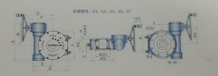 雙級蝸輪箱